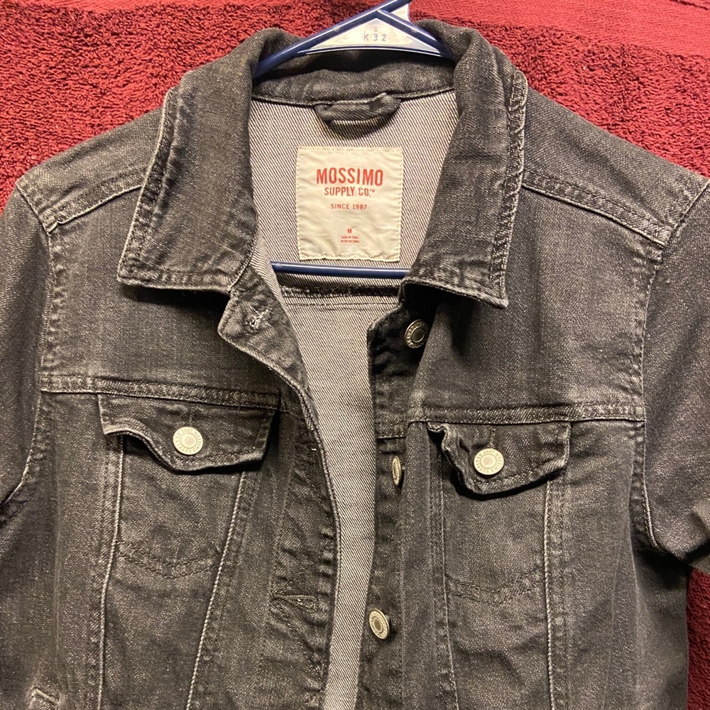 Mossimo Blk Jean Jacket (M)